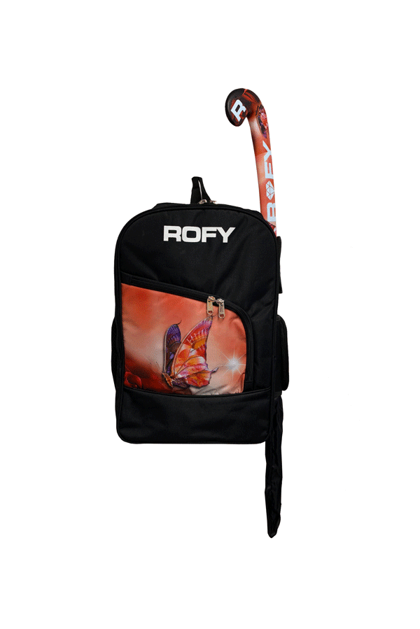 Rofy Hockey rugzak zwart butterfly