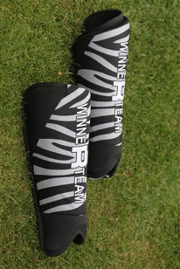 Rofy Scheenbeschermers Zebra Grijs