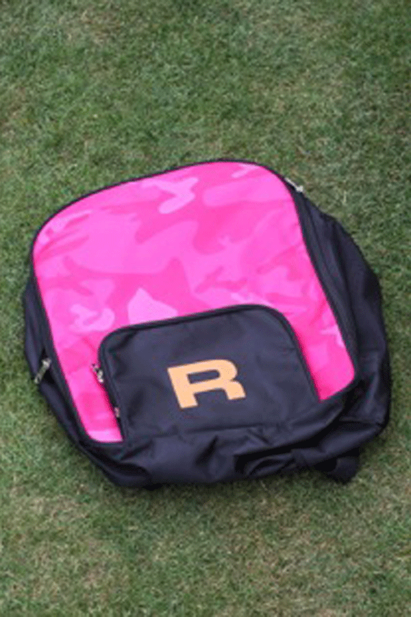 Rofy Rugzak Camo Grey Roze