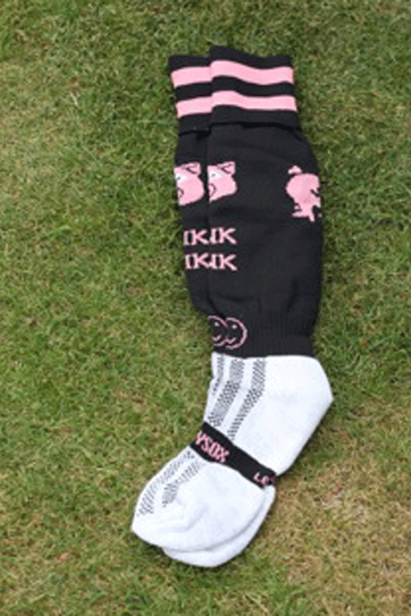 Wackey Sox Hockeysokken varken